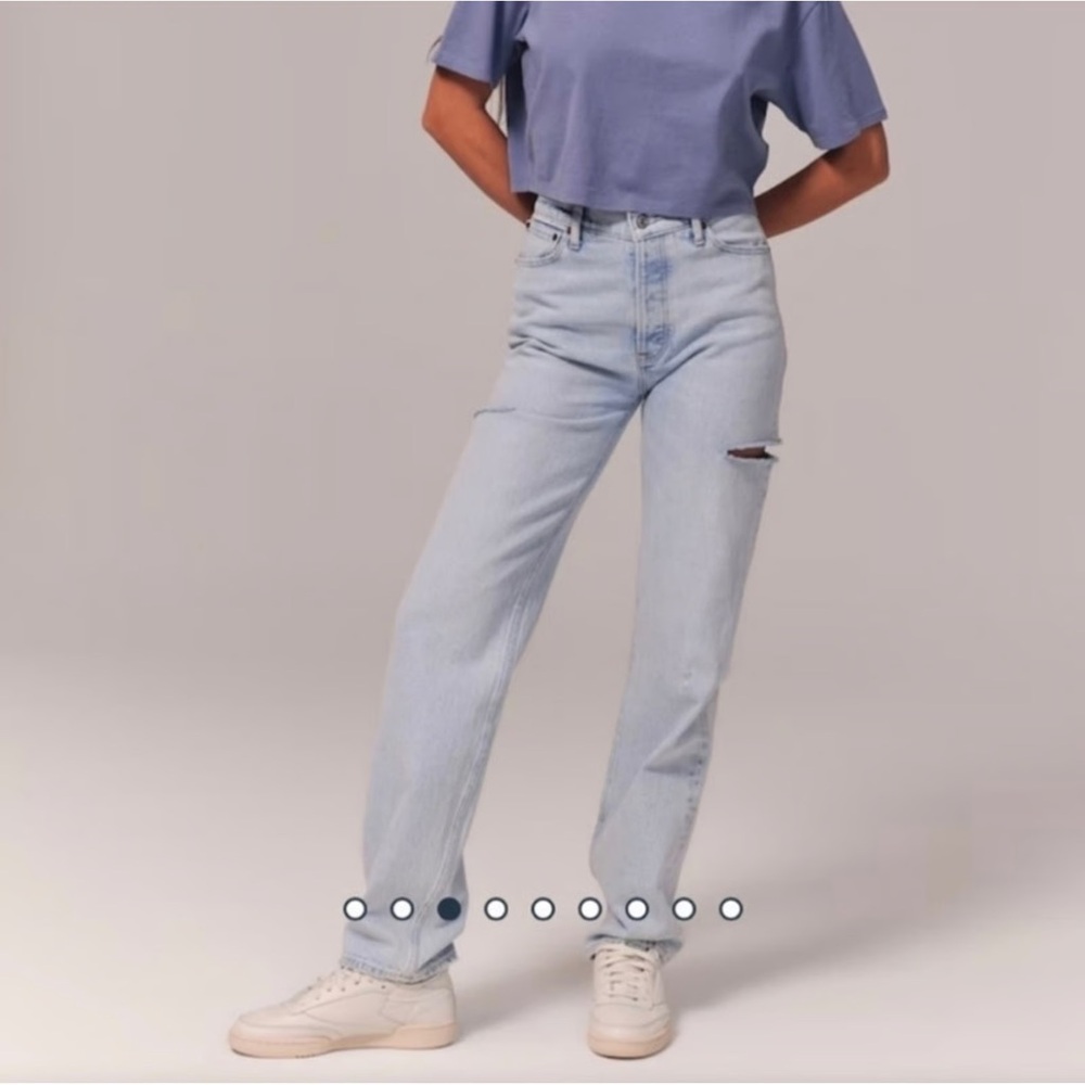 Abercrombie & Fitch Dad Jean High Rise Jeans